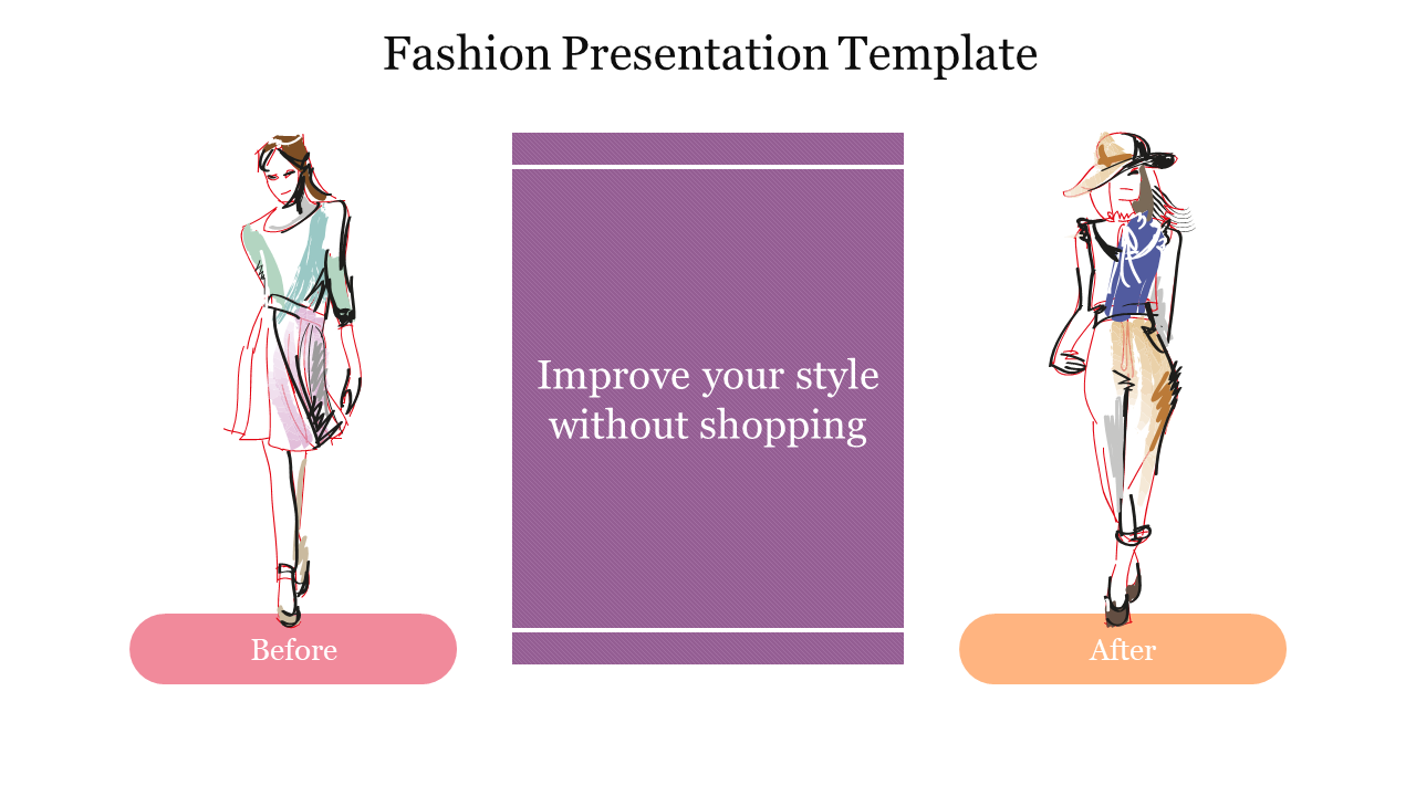 Free - Innovative Fashion Presentation Template Slide Designs
